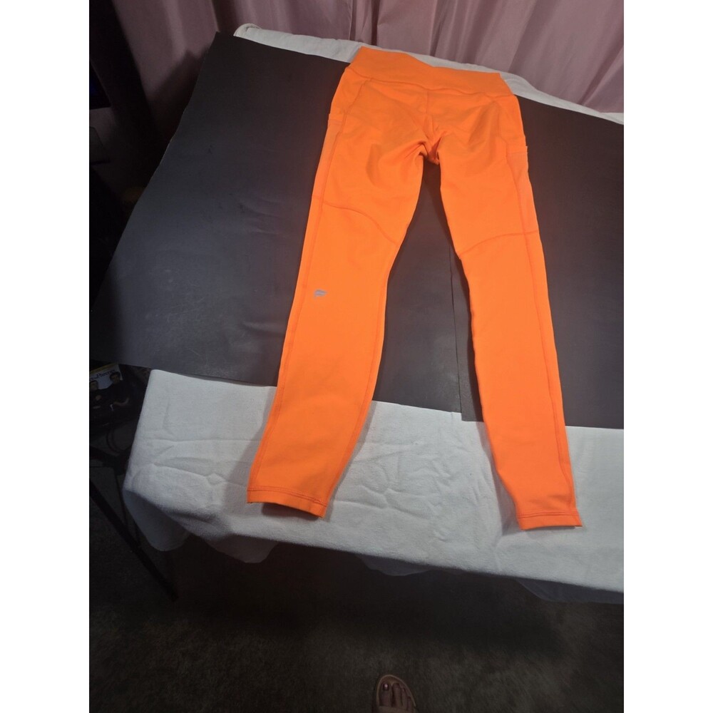 NWT- Fabletics Define PowerHold® High-Waisted 7/8 Legging Passion Orange-Size M - Picture 8 of 16